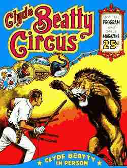 Clyde Beatty Circus Poster