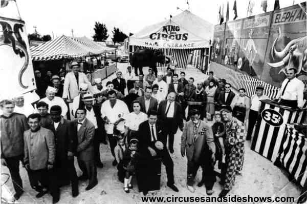 King Bros Circus 1962 Winter Tour